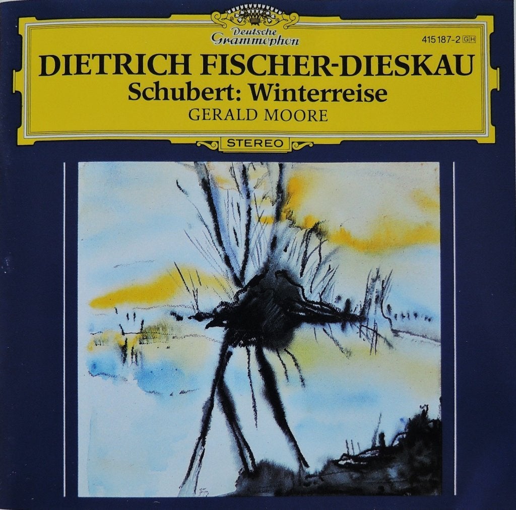 Schubert / Winterreise - Fischer-Dieskau / Moore - ADD, Cd's en Dvd's, Cd's | Klassiek, Ophalen of Verzenden, Romantiek, Zo goed als nieuw