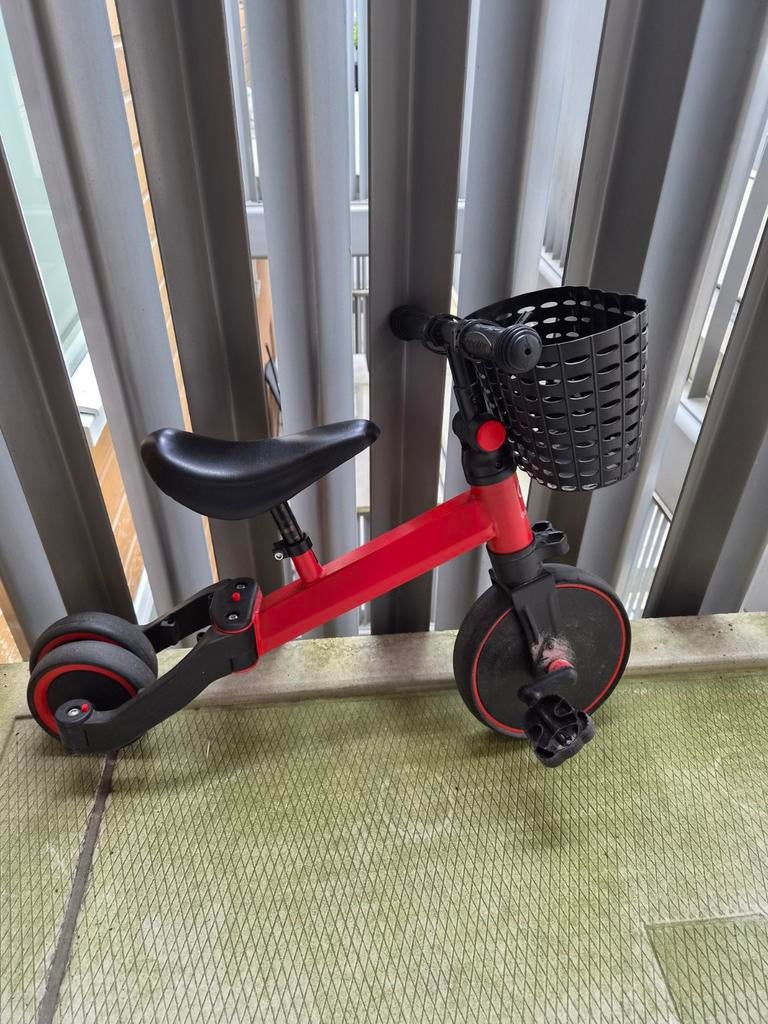 2 in 1 kinderfiets, tweewieler/loopfiets, Ophalen of Verzenden