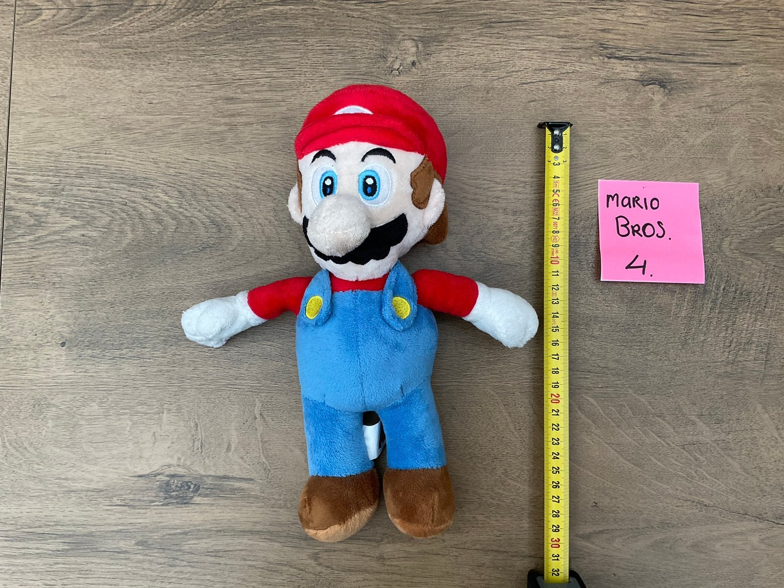 Nieuwe zgan Mario knuffel ca 30cm van Mario brothers kart, Ophalen, Overige figuren, Nieuw, Beeldje of Figuurtje