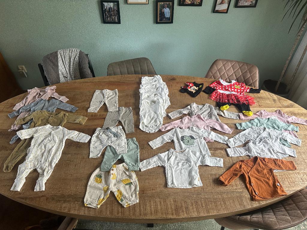 Babykleding pakket maat 50, Kinderen en Baby's, Babykleding | Maat 50, Ophalen of Verzenden, Zo goed als nieuw, Jongetje of Meisje