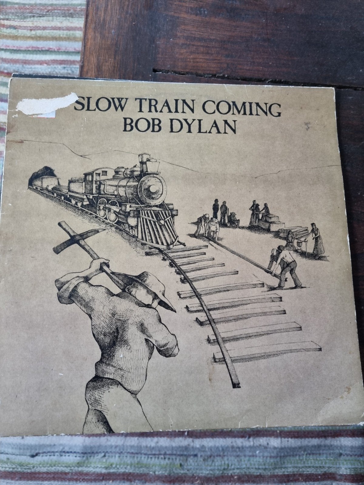 Bob Dylan - Slow Train Coming LP (1979), LP, Pop, Ophalen of Verzenden, Zo goed als nieuw