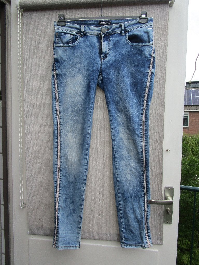 Spijkerbroek SUPERSTAR mt 40, Blauw, Ophalen of Verzenden, Zo goed als nieuw, W30 - W32 (confectie 38/40)