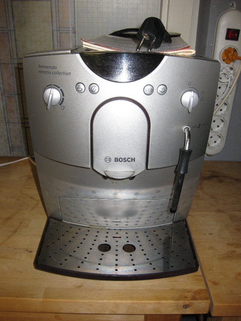 Bosch Benvenuto Classic Espresso Apparaat, Witgoed en Apparatuur, Koffiezetapparaten, Ophalen, Gebruikt, Espresso apparaat, Koffiebonen