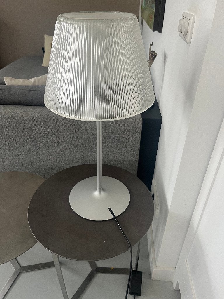 FLOS Romeo Moon 1 tafellamp, Ophalen, Glas, Touch bediening, 65 cm