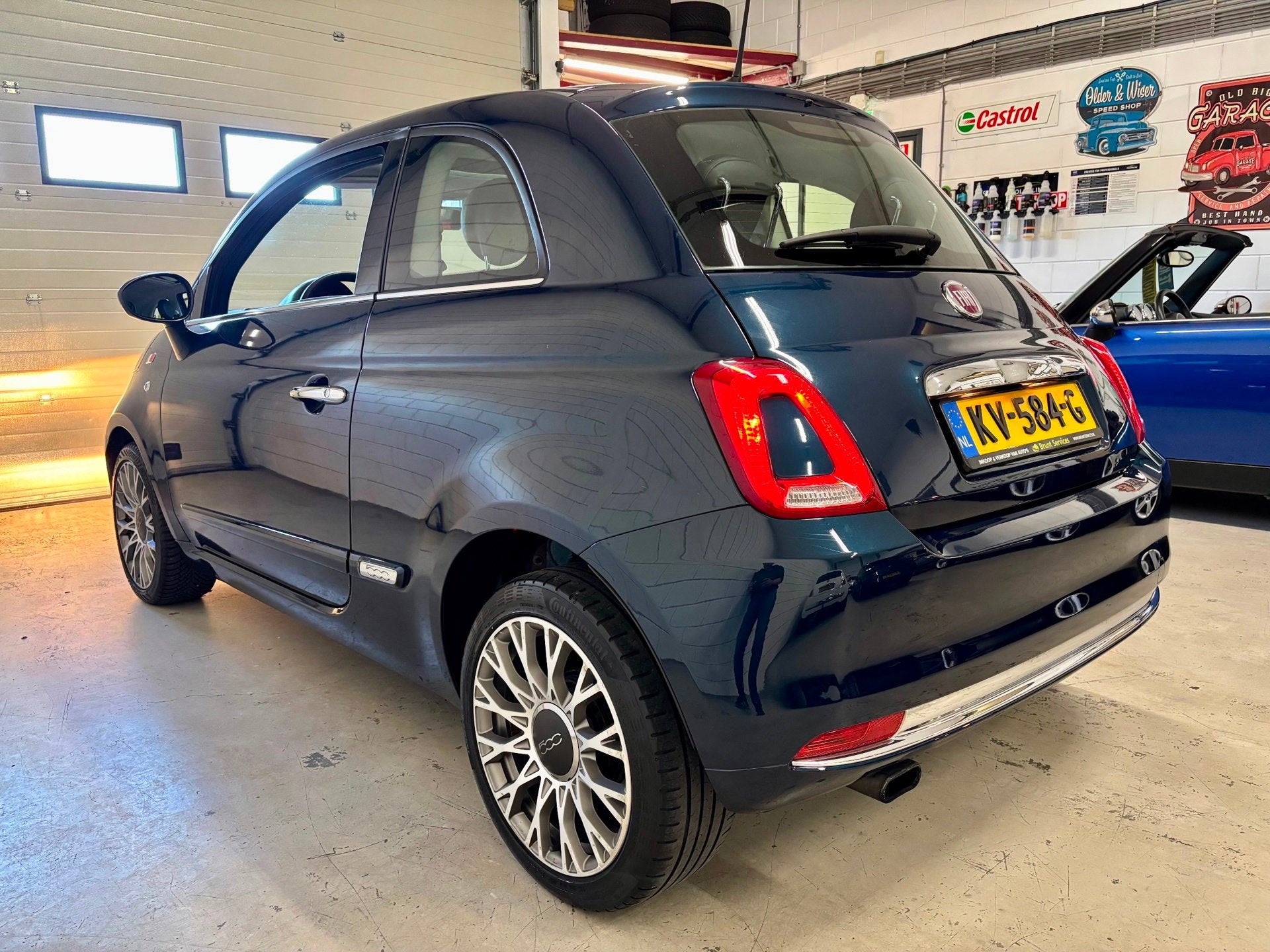 Fiat 500 0.9 TwinAir Turbo Lounge Bj.16|Panodak|Airco|Navi|1, Voorwielaandrijving, Dealer onderhouden, Stof, Gebruikt
