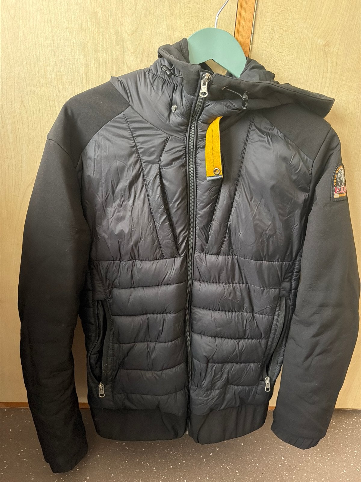 Parajumpers PJS Anchorage Jas Zwart Maat S, Ophalen of Verzenden, Zo goed als nieuw, Maat 46 (S) of kleiner, Zwart