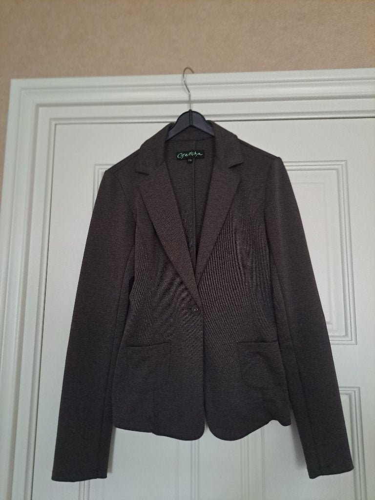 antraciet grijs blazer jasje mt. 176, Geisha, Meisje, Trui of Vest, Ophalen of Verzenden