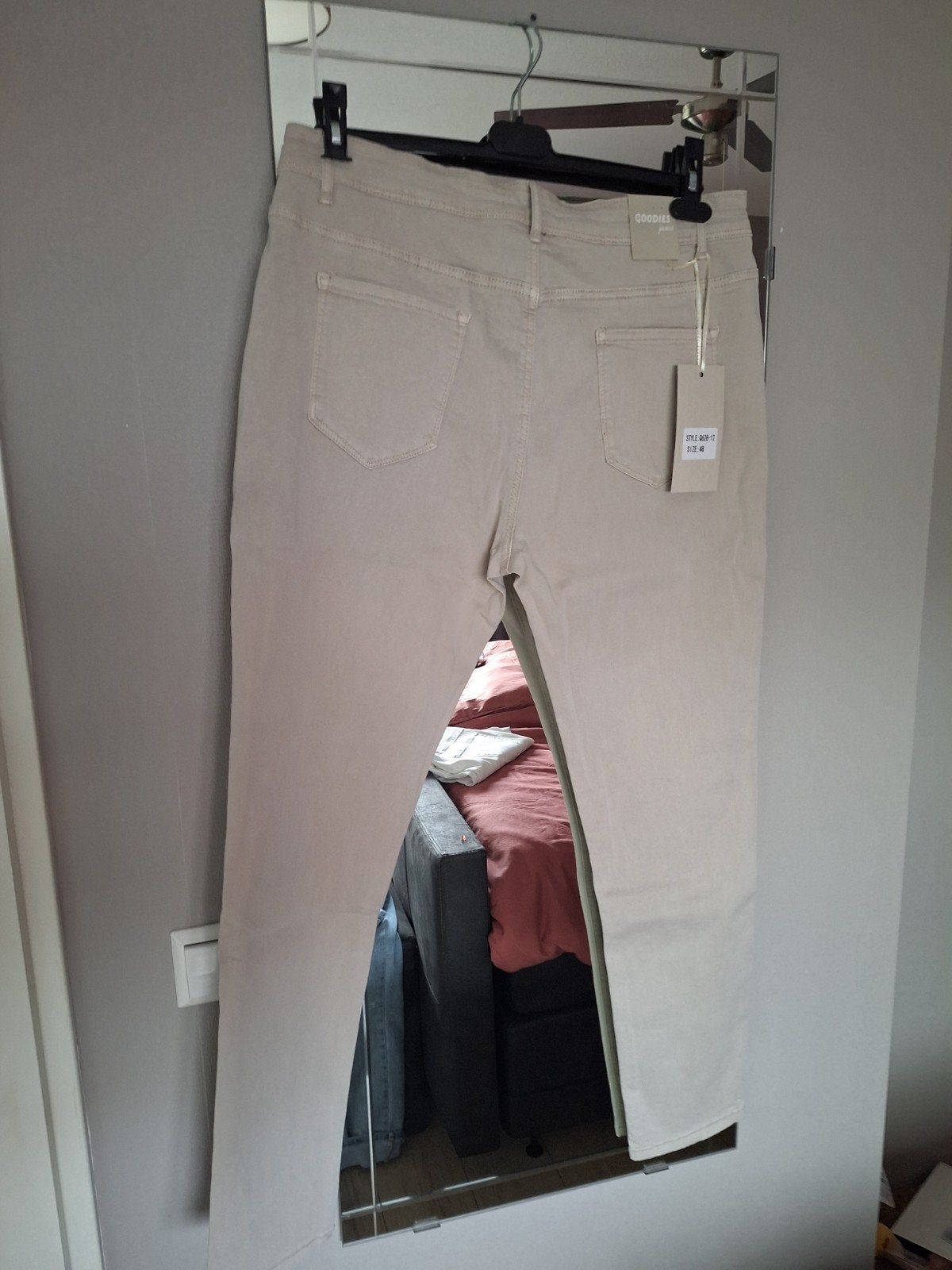 Goodies beige broek maat 48 nieuw, Ophalen of Verzenden