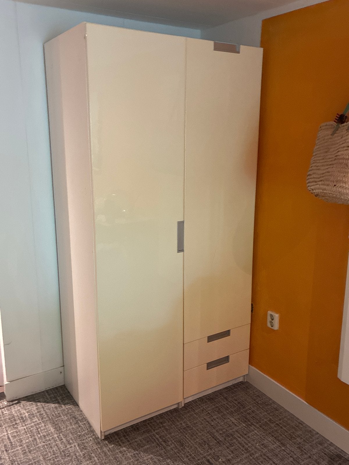 Pax kledingkast met planken, hangruimte en lades, Huis en Inrichting, Kasten | Kledingkasten, Ophalen, Gebruikt, 200 cm of meer