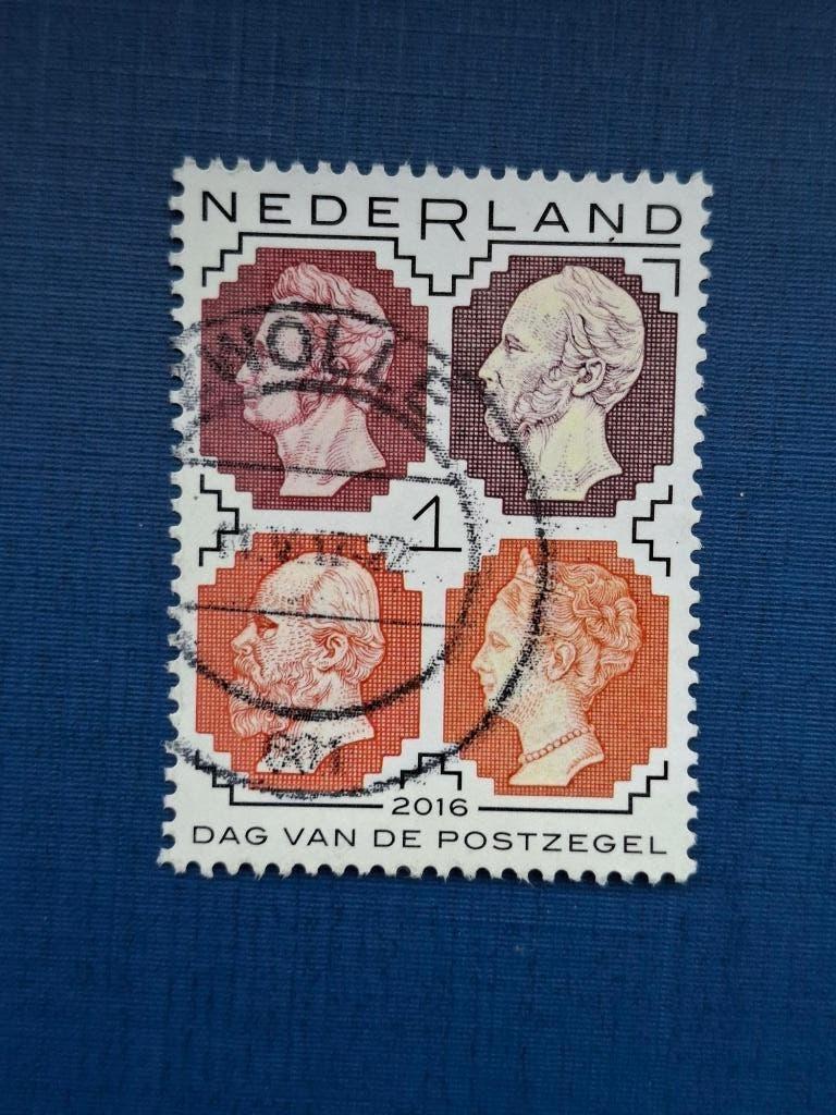 Postzegel NL 2016 Dag vd Postzegel 04-04, Ophalen of Verzenden, Na 1940, Gestempeld