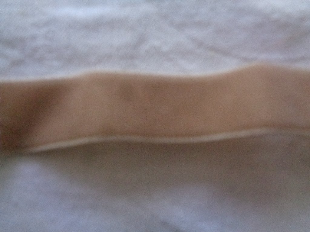 130 cm beige fluweel band 18 mm breed, Ophalen of Verzenden, Nieuw, Lint, Band of Elastiek
