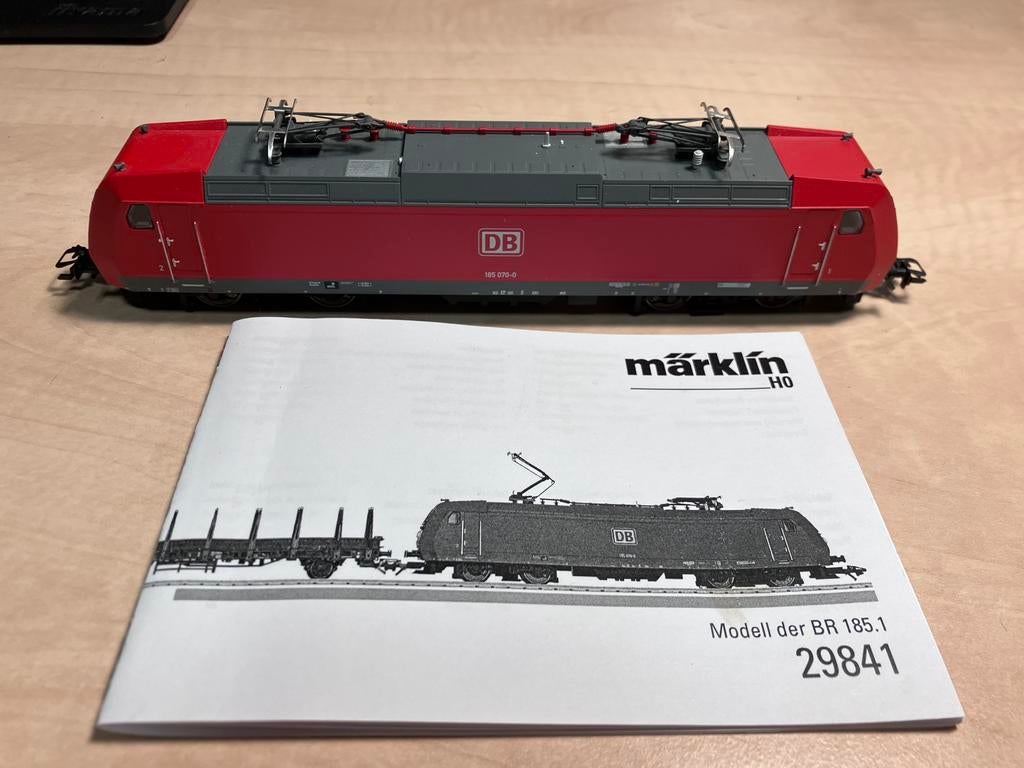 Märklin digital Baureihe 185.1 in nieuwstaat uit set 29841, Wisselstroom, Locomotief, Ophalen of Verzenden, Zo goed als nieuw