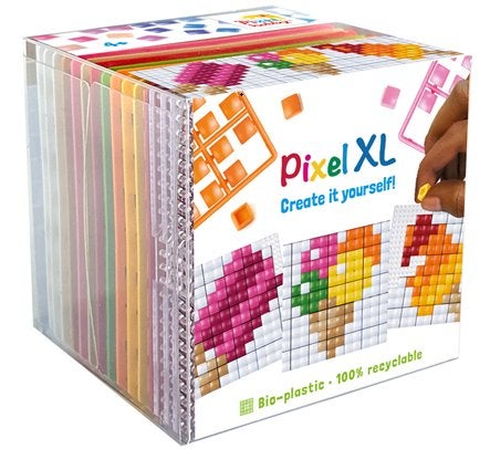 Pixelhobby Create it yourself XL kubusset 24208 ijsjes 6,2 x, ., Nieuw, Ophalen of Verzenden, .