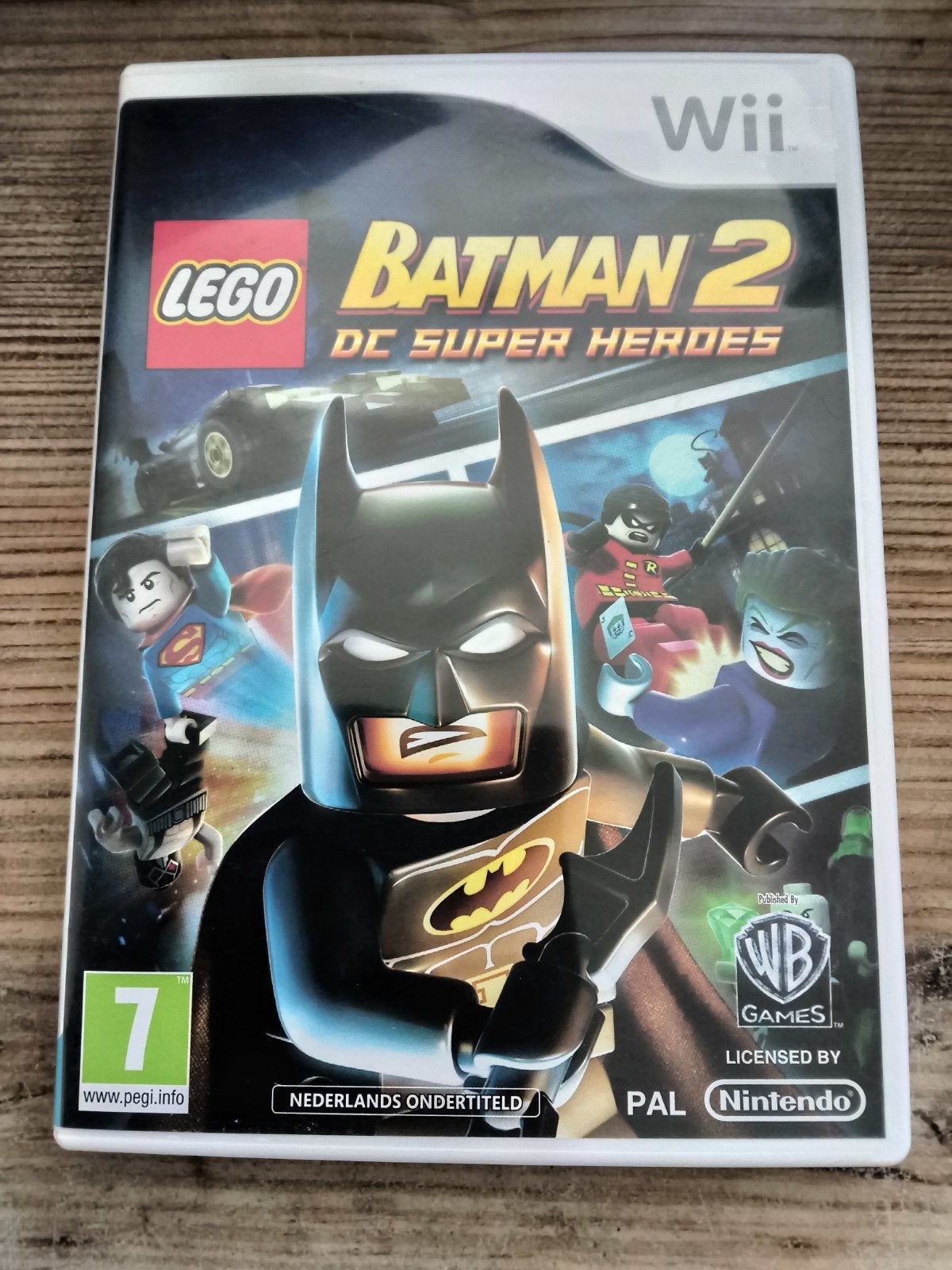 LEGO Batman 2: DC Super Heroes - Wii (Nederlands), Avontuur en Actie, Gebruikt, 2 spelers, Eén computer