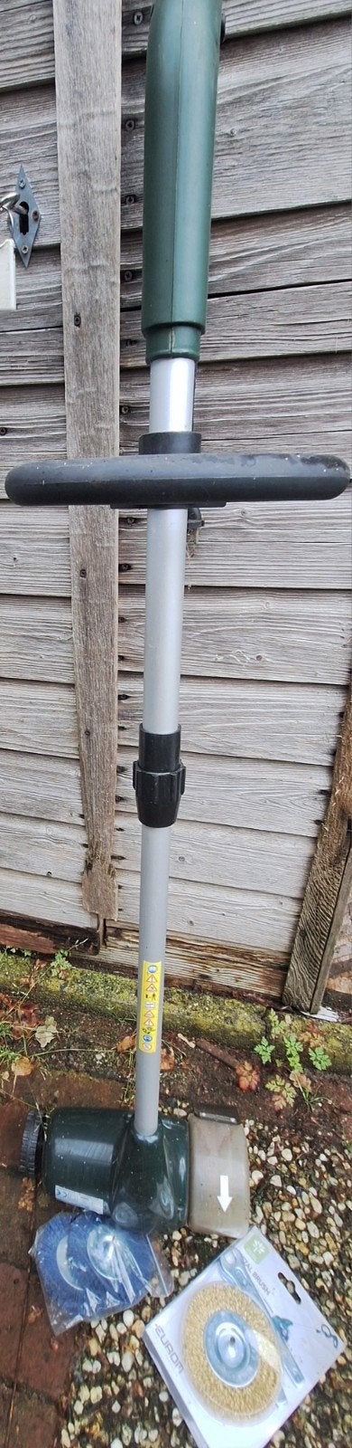 Eurom Onkruidborstel - Elektrisch, 400W, Tuin en Terras, Grastrimmers, Gebruikt, Elektrisch, Ophalen
