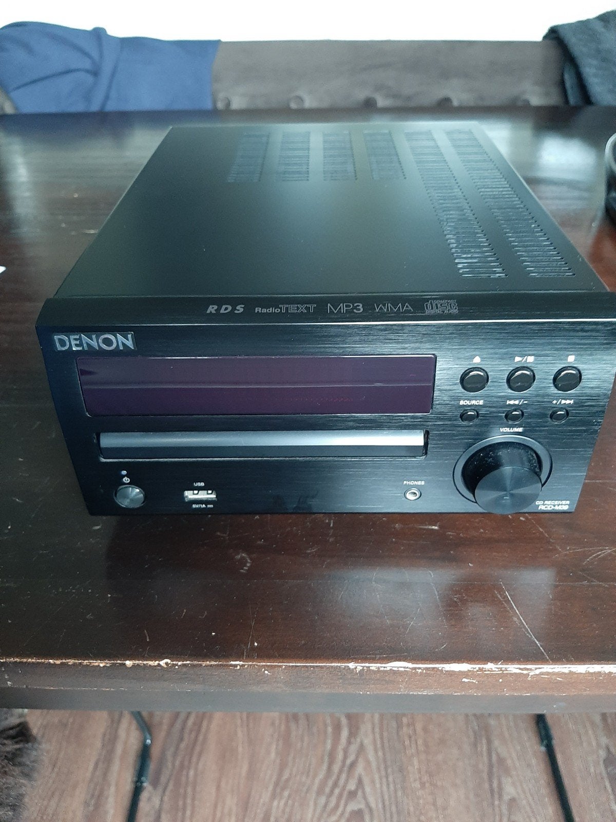 DENON RCD-M39 CD receiver, CD slaat over, zwart, Ophalen, Overige merken