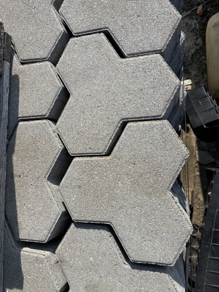 Trilock klinkers 8 cm dik – betonstraatstenen, Ophalen, Klinkers, Nieuw, 10 m² of meer