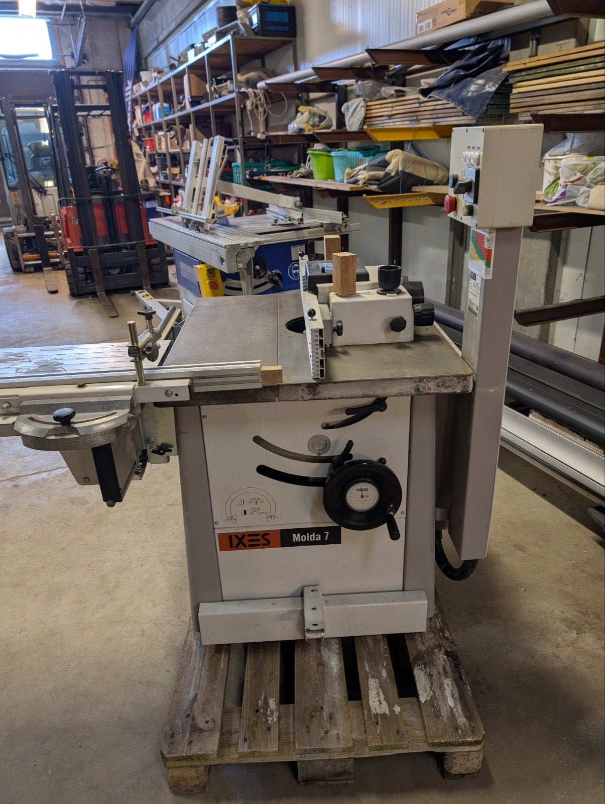 Scheppach IXES freesmachine, Ophalen, Gebruikt, Kantenfrees, .