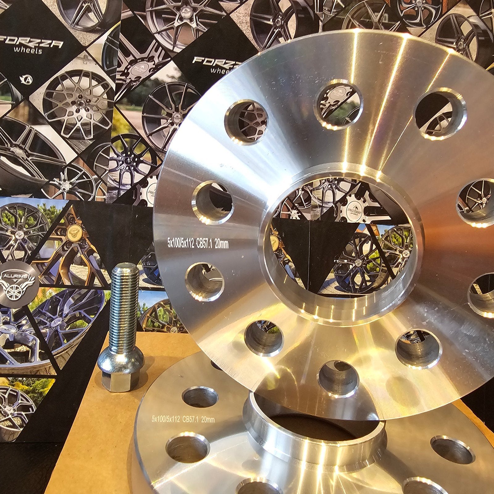 Spoorverbreders spacers Skoda 5x112 57,1 20mm, Ophalen of Verzenden