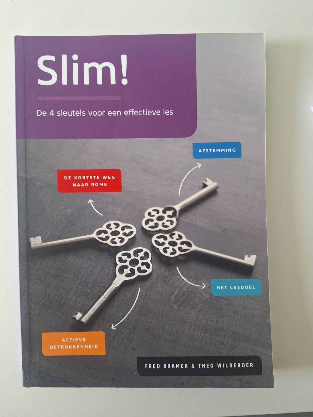 Slim! De 4 sleutels voor een effectieve les - Fred Kramer, Boeken, Fred Kramer & Theo Wildeboer, Ophalen of Verzenden, Zo goed als nieuw