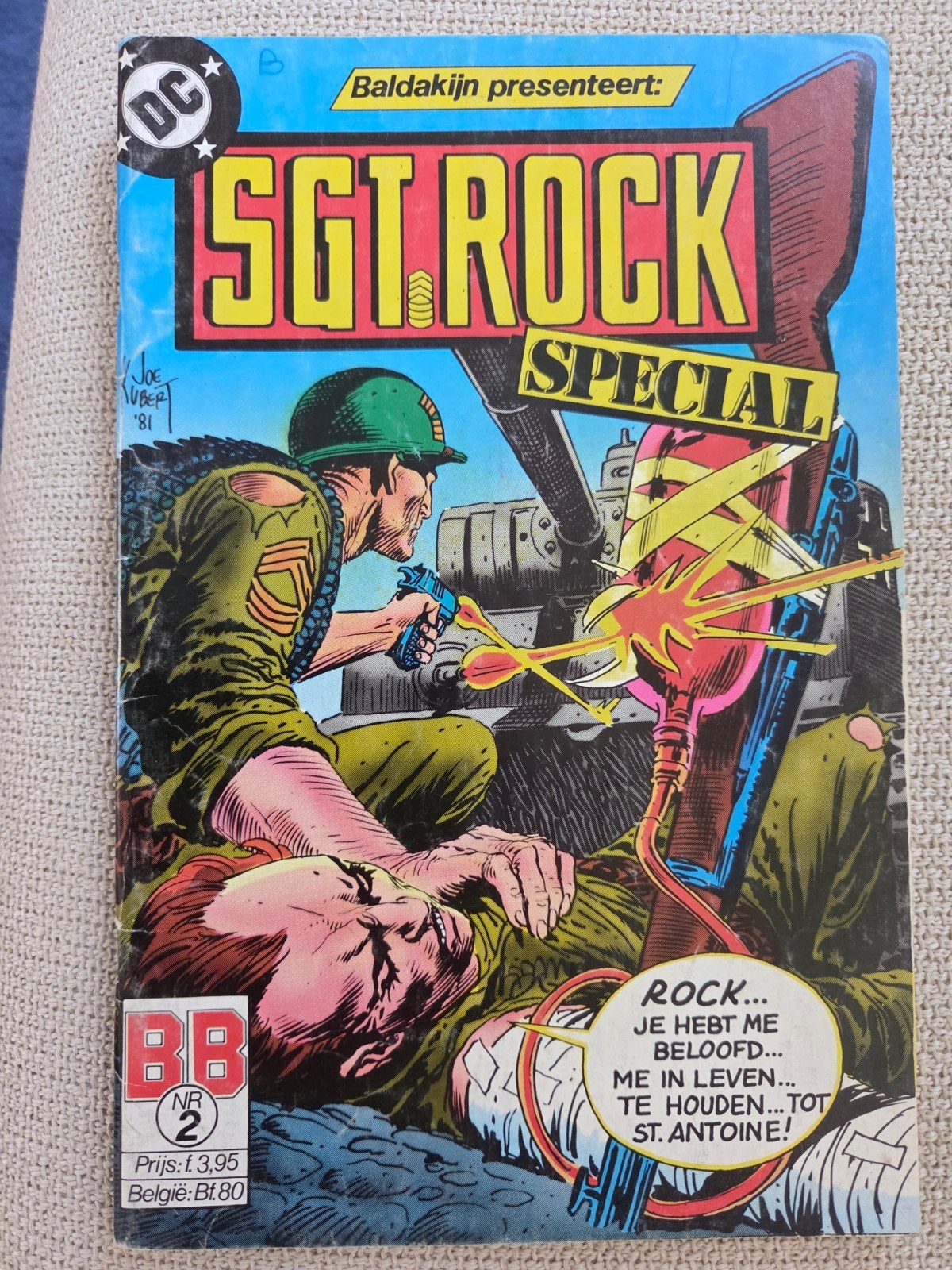 Sgt. Rock Special #2 - DC Comics - Vintage Stripboek, Boeken, Eén stripboek, Ophalen of Verzenden, Gelezen, Joe Kubert