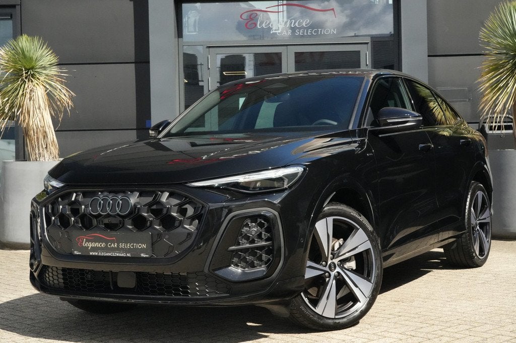 Audi Q5 Sportback 2.0 TFSI e-hybrid quattro S edition 299pk, Automaat, Gebruikt, Zwart, 4 cilinders