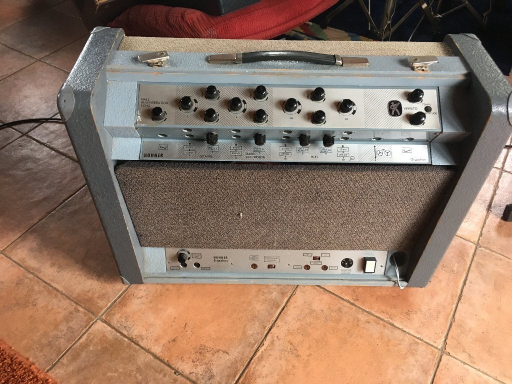 HOHNER 25 MH GITAARVERSTERKER 1963, Ophalen of Verzenden, Gebruikt, Minder dan 50 watt