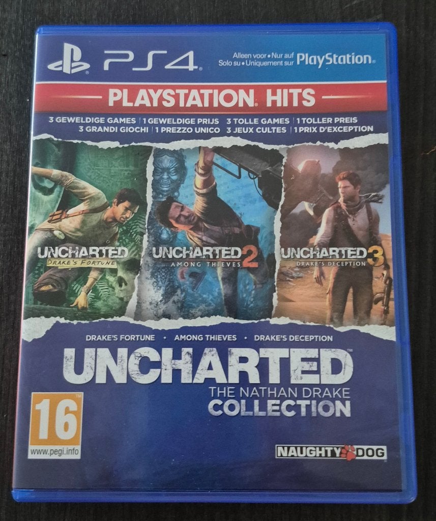 Uncharted collection, Spelcomputers en Games, Spelcomputers | Sony PlayStation 4, Ophalen of Verzenden, Zo goed als nieuw, 1 TB