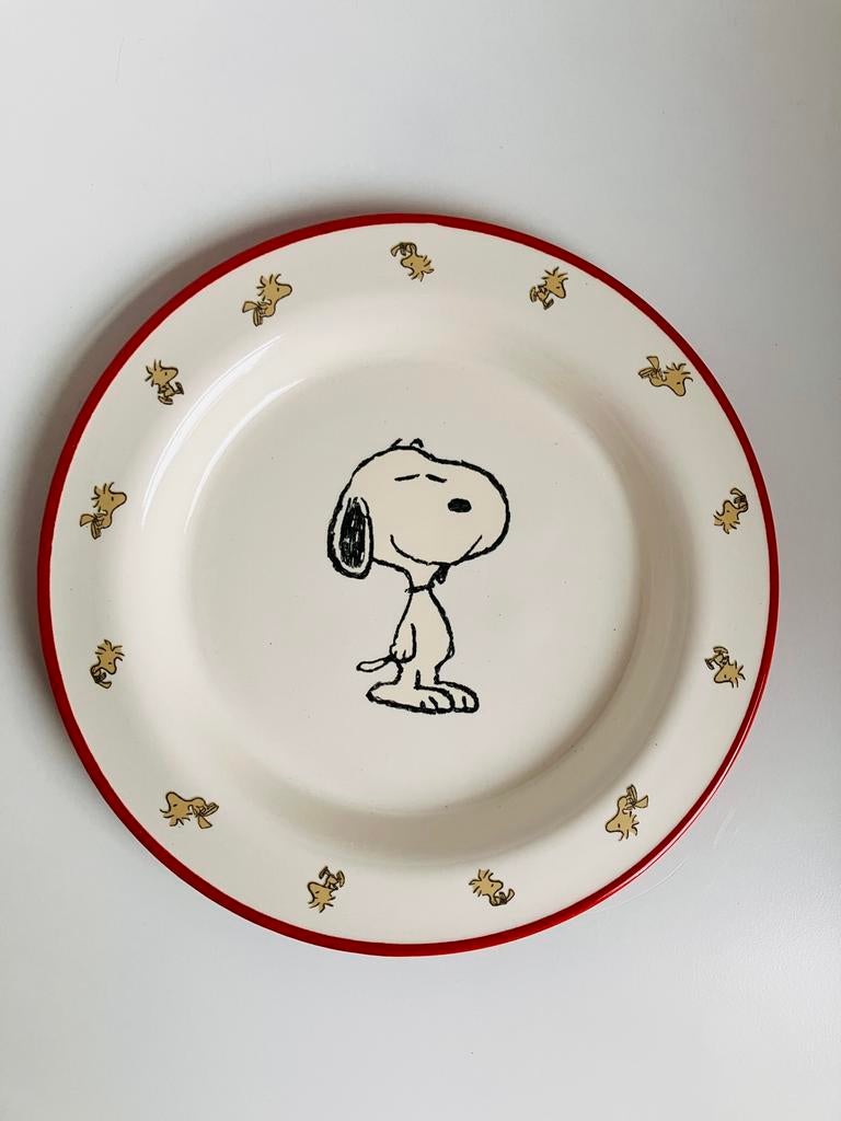 Zara home snoopy peanuts bord, Ophalen, Nieuw, Overige stijlen, Bord(en)