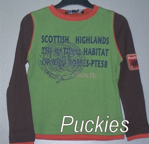 Maat 116 Pirouette longsleeve groen/bruin NIEUW (6643), Meisje, Nieuw, Ophalen of Verzenden, Shirt of Longsleeve