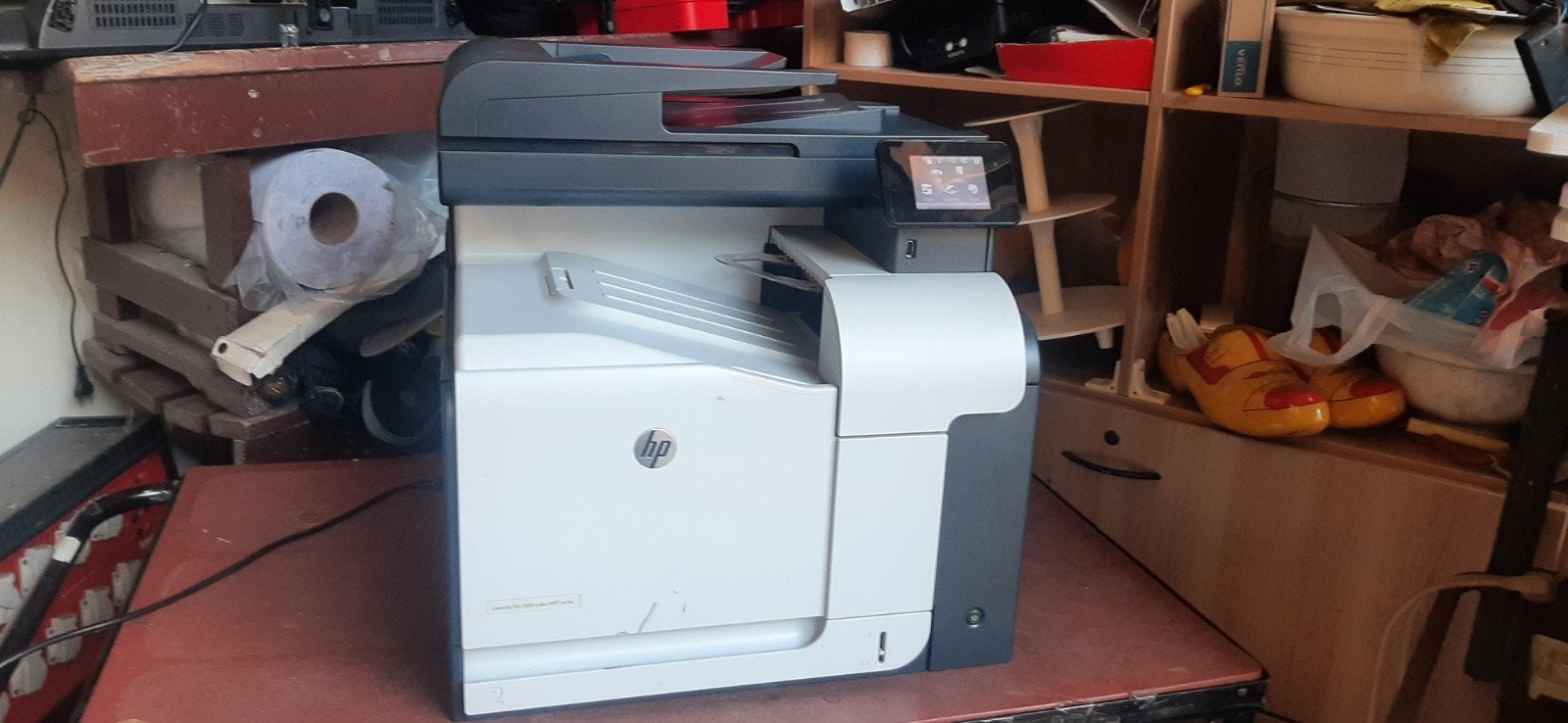 HP LaserJet Pto 500 color MFPdn, Ophalen, Gebruikt
