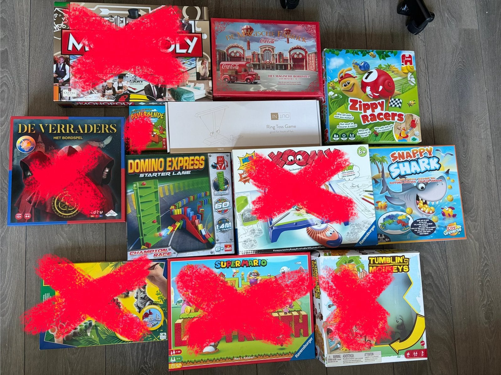 Diverse spellen, speelgoed, puzzels en boeken., Ophalen, Zo goed als nieuw