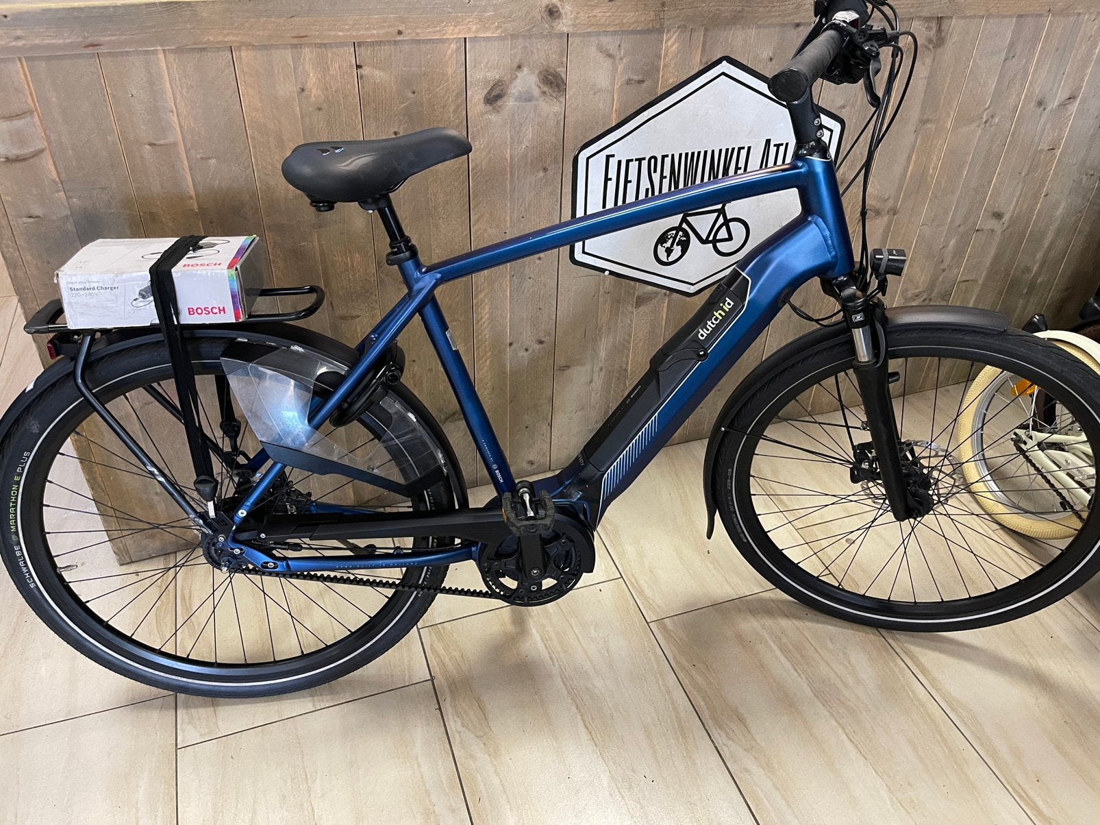 Dutchid elektrische herenfiets 28 inch 8V  framemaat 57 cm, 57 tot 61 cm, Ophalen, Zo goed als nieuw, Overige merken