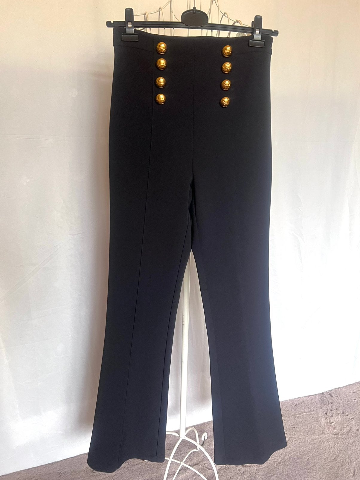 Elisabetta Franchi broek, Maat 38/40 (M), Zwart, Ophalen of Verzenden, Zo goed als nieuw