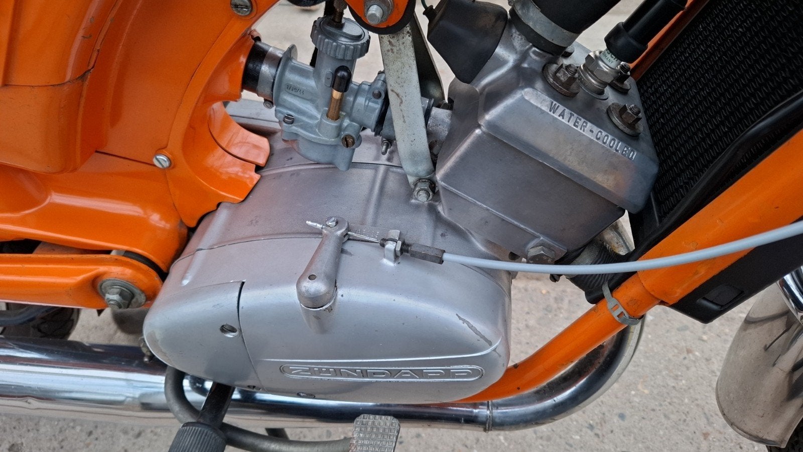 Zundapp oranje watercooled 517-50 liste 5, Ophalen