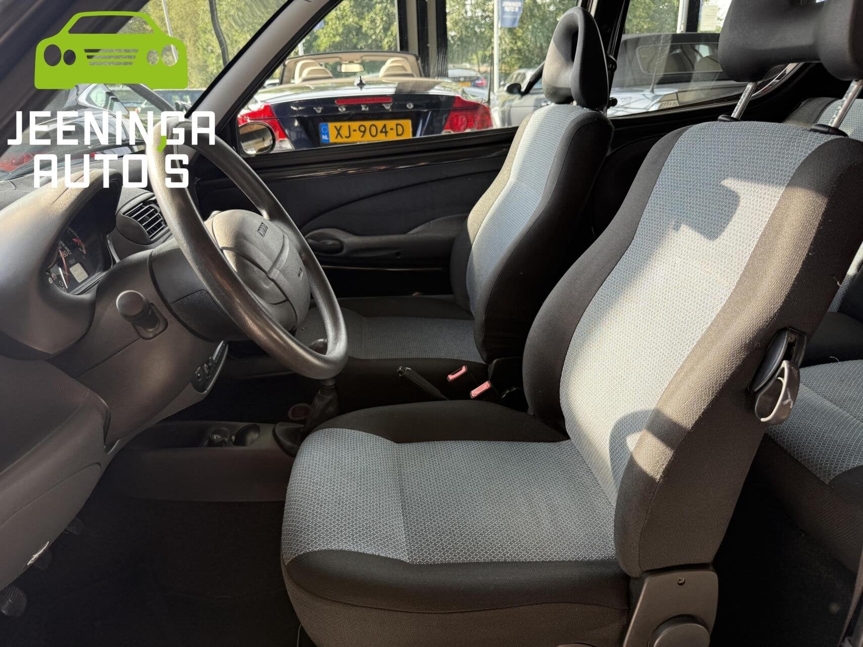 Fiat Seicento 1.1|ElektrischeRamen |NAP|Stuurbekrachtiging, Voorwielaandrijving, Stof, Zwart, Origineel Nederlands