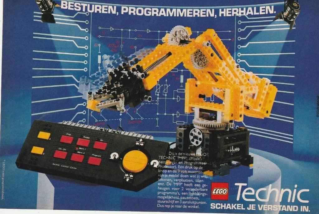 Retro reclame 1991 Lego Technic schakel je verstand in, Verzenden, Overige typen