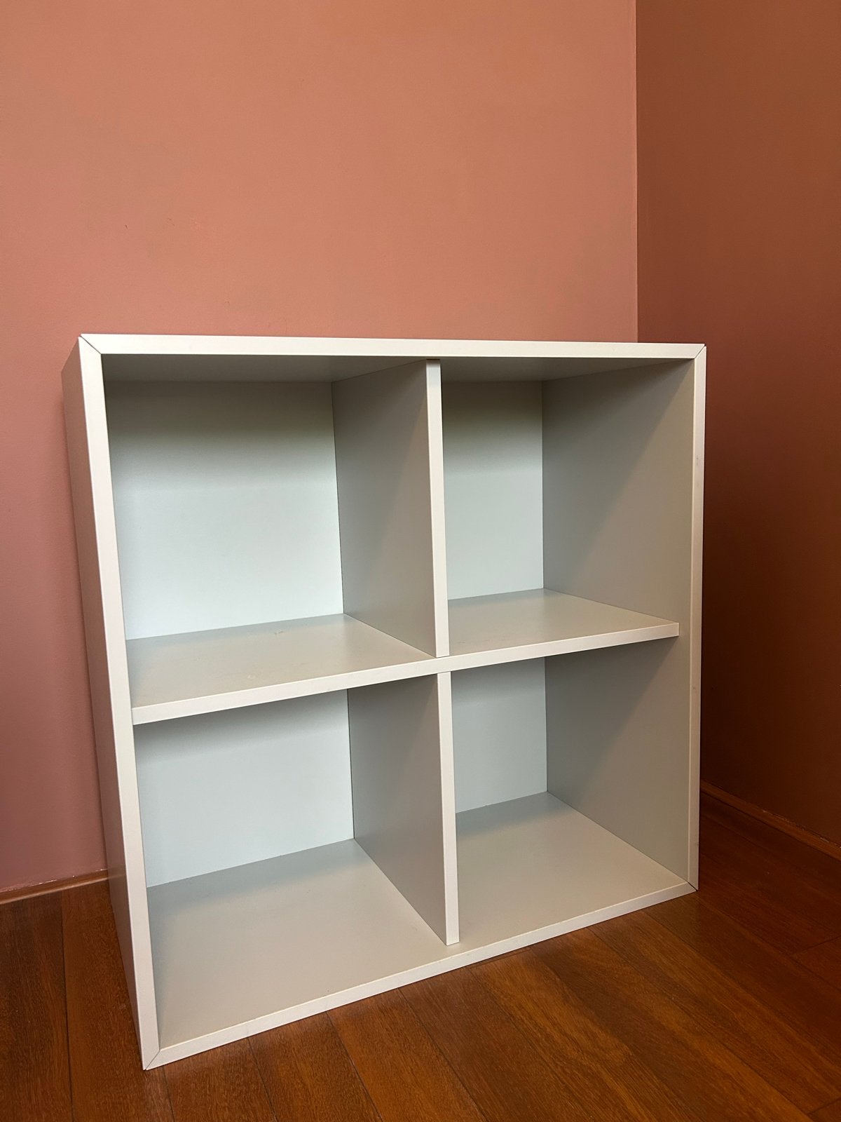 Grijze kubus kast met 4 vakken Ikea, Ophalen, Gebruikt