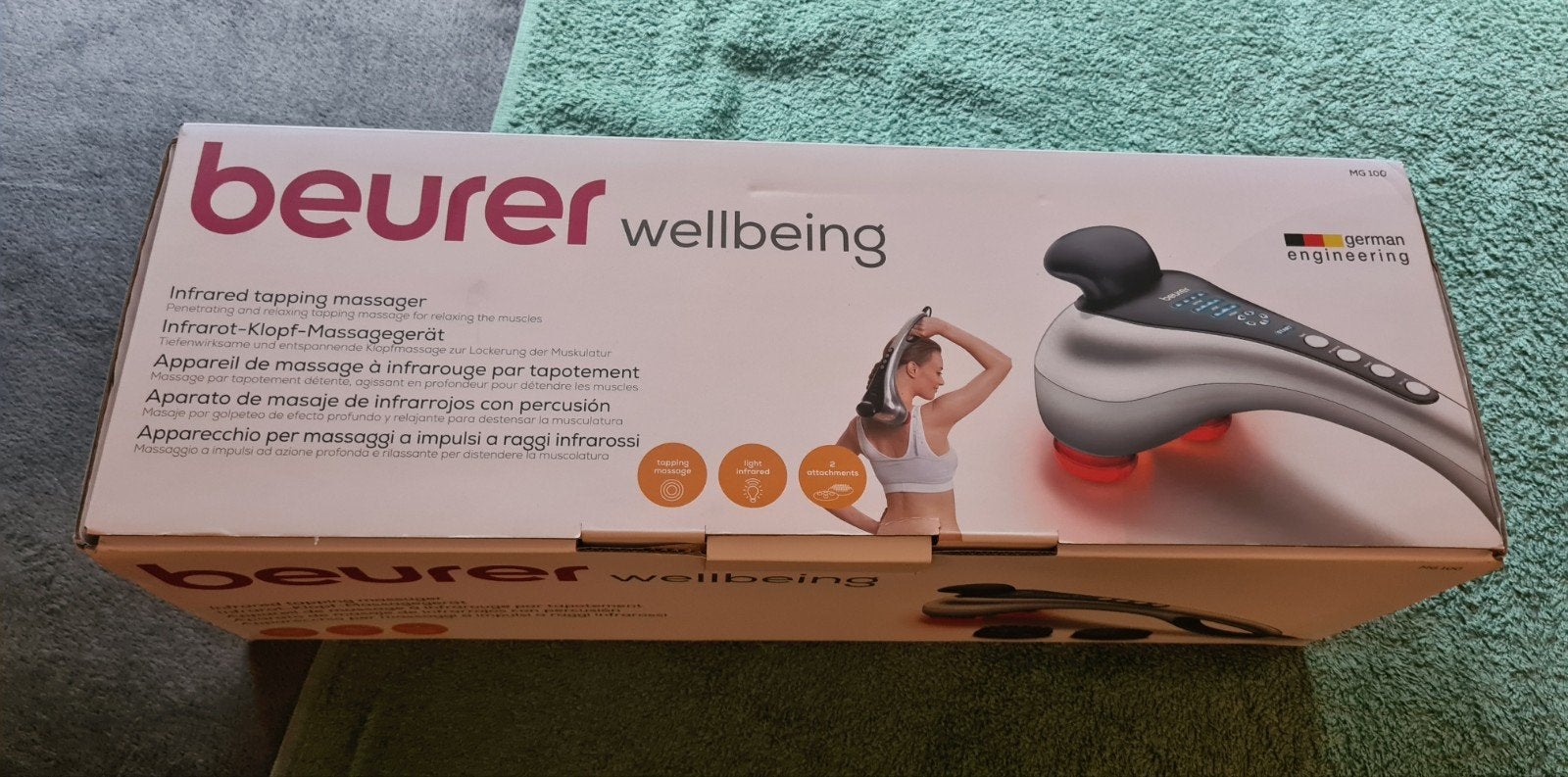 Beurer Infrarood Massage Apparaat met Warmtefunctie, Sport en Fitness, Massageproducten, Ophalen of Verzenden