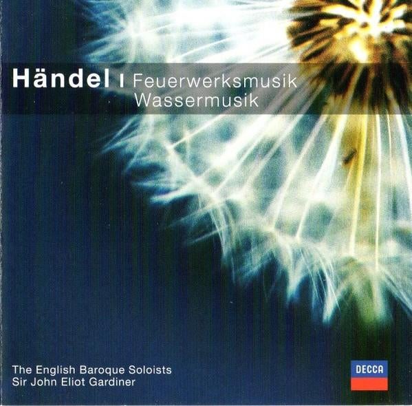 HÄNDEL Feuerwerksmusik & wassermusik CD GARDINER DECCA, Ophalen of Verzenden, Barok, Gebruikt, Orkest of Ballet