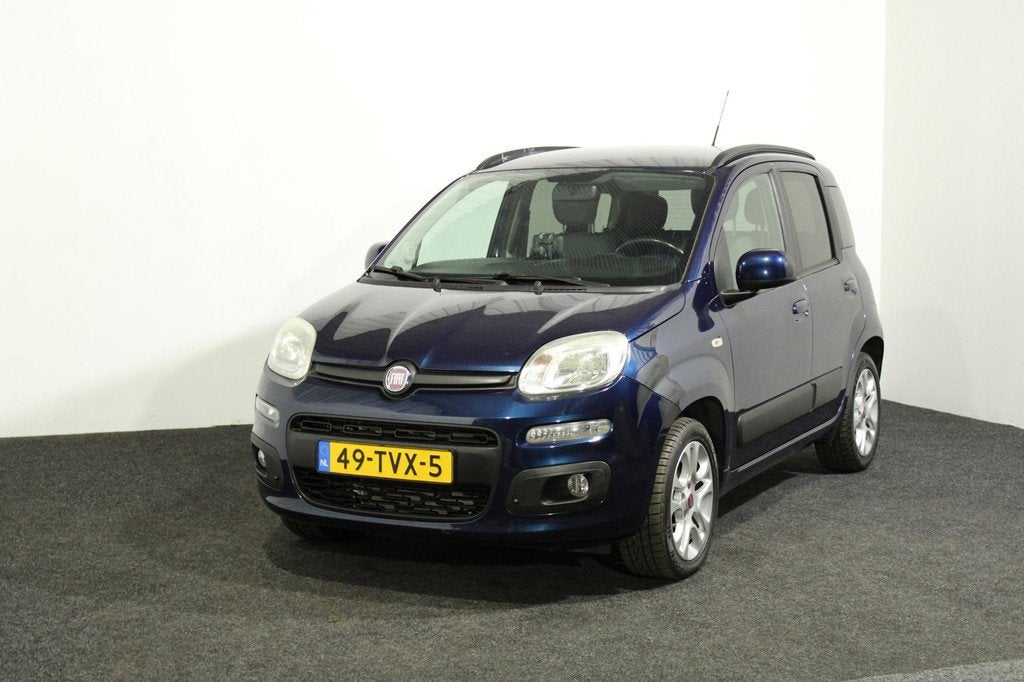Fiat Panda 0.9 TwinAir Lounge – Compact, Stijlvol en Zuini, Auto's, Voorwielaandrijving, Euro 5, Zwart, Panda