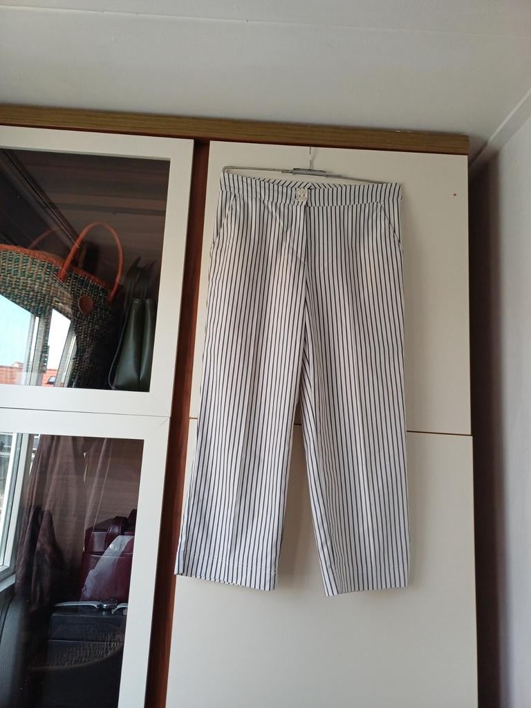 GARDEUR BROEK.  ZGAN, Maat 38/40 (M), Zwart, Ophalen of Verzenden, Zo goed als nieuw