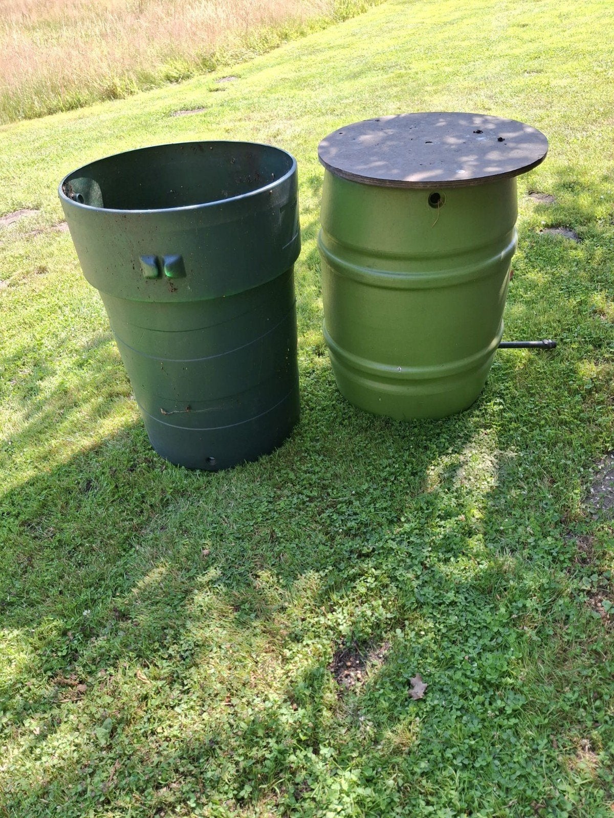 Tonnen voor regenwater op vangen., Tuin en Terras, Vuurkorven, Ophalen