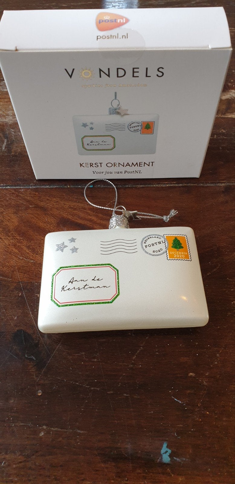 Vondels Kerstornament envelop, Diversen, Verzenden, Nieuw