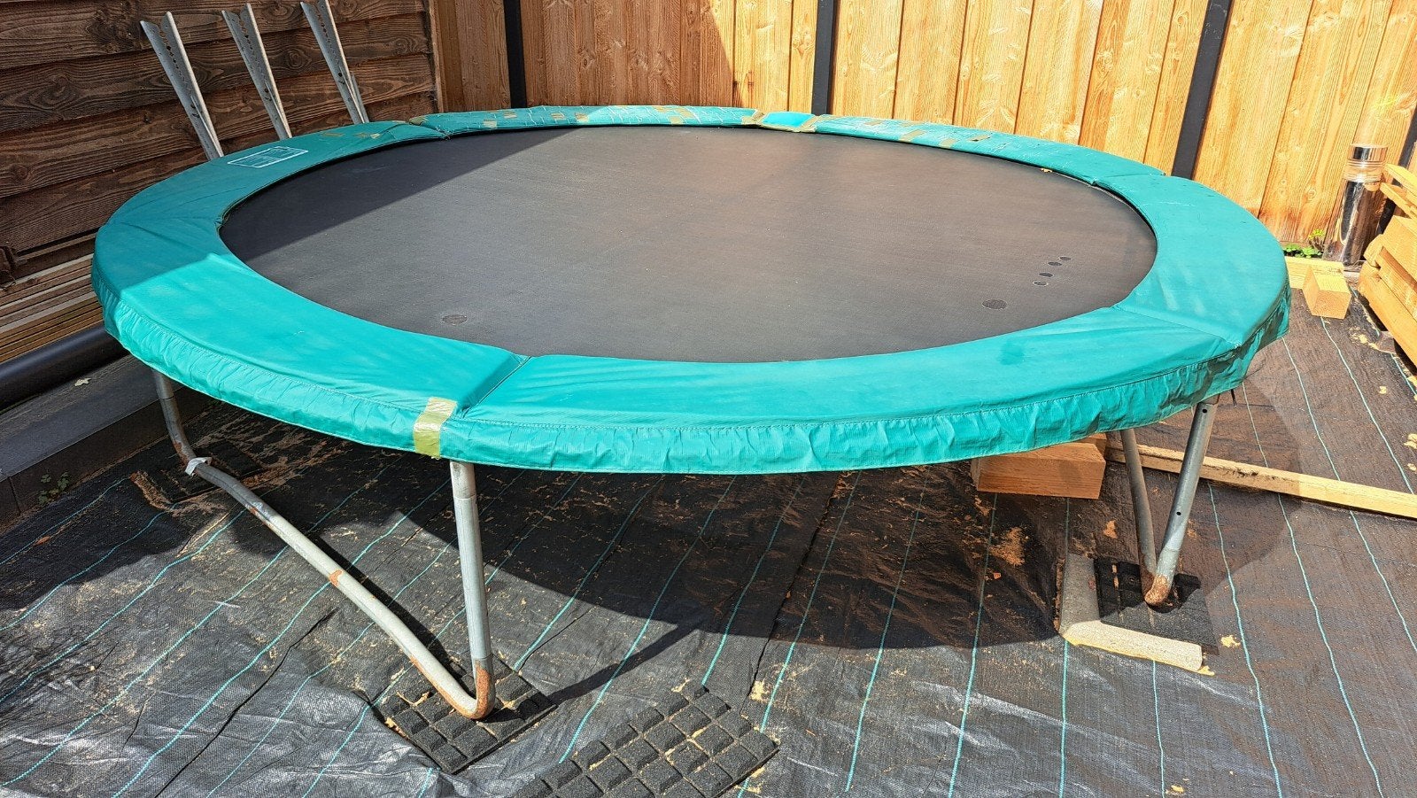 trampoline 300 cm GRATIS, Ophalen, Gebruikt