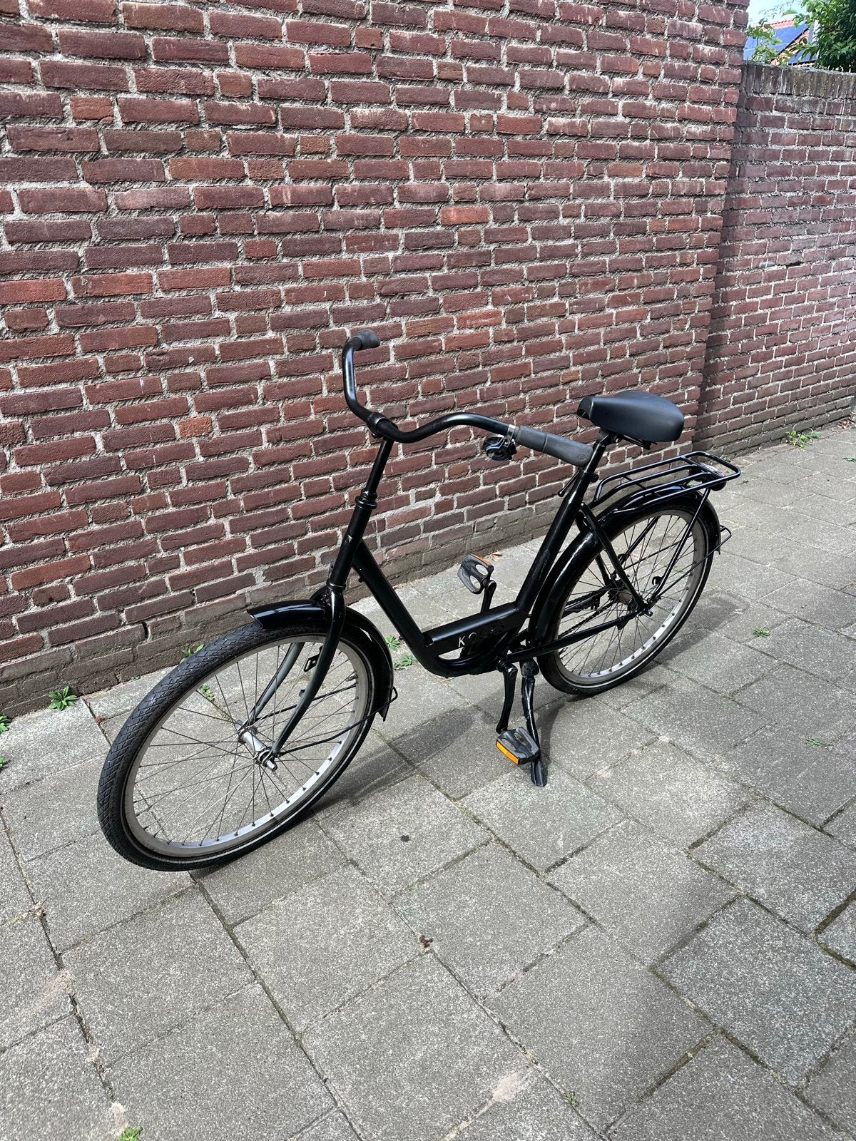 Zwarte damesfiets met terugtraprem, Fietsen en Brommers, Fietsen | Dames | Damesfietsen, Terugtraprem, 50 tot 53 cm, Ophalen, Overige merken