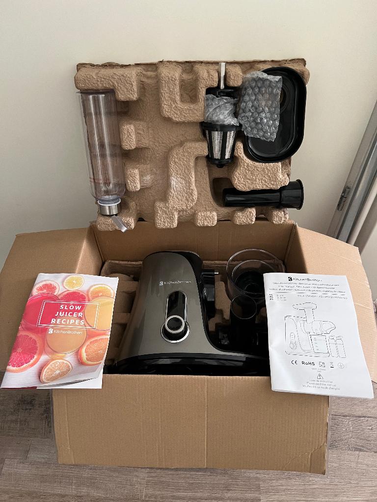 KitchenBrothers keukenmachine, 4 liter of meer, Ophalen of Verzenden, Nieuw, 3 snelheden of meer