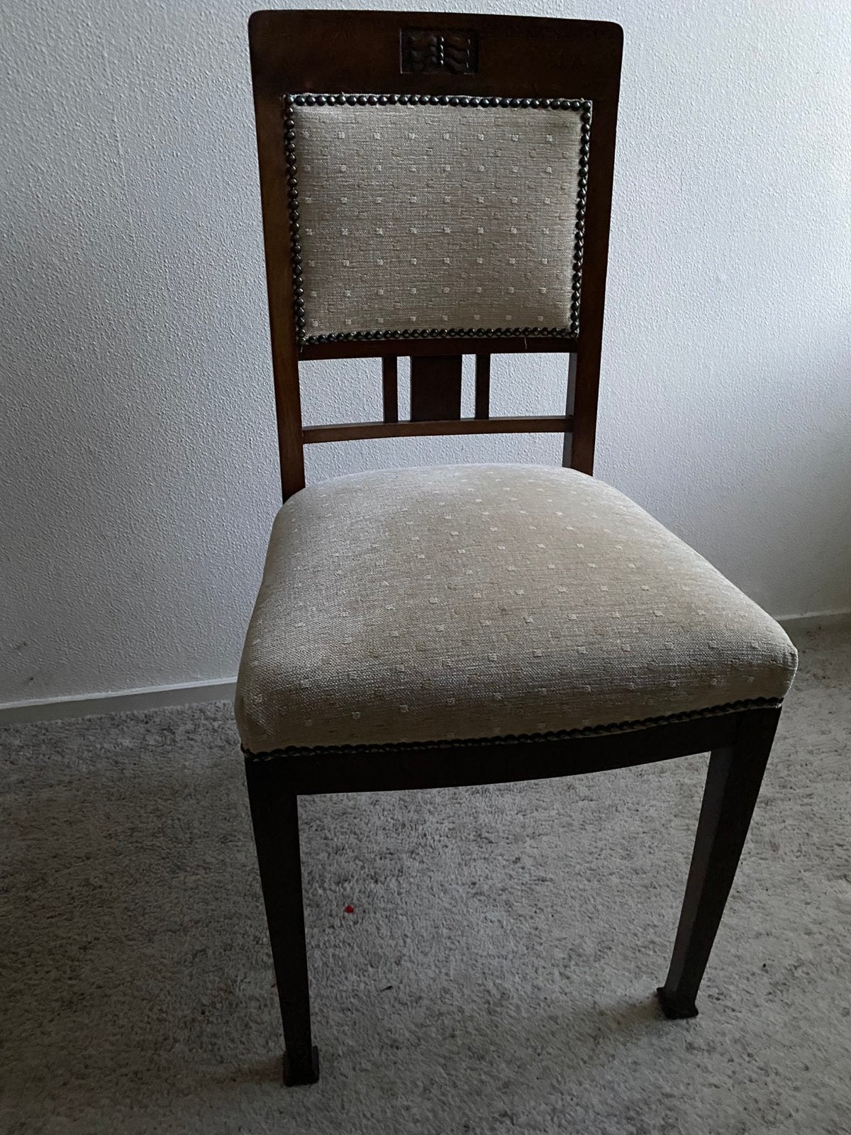 4 antieke stoelen, Huis en Inrichting, Hout, Gebruikt, Overige kleuren, Vier