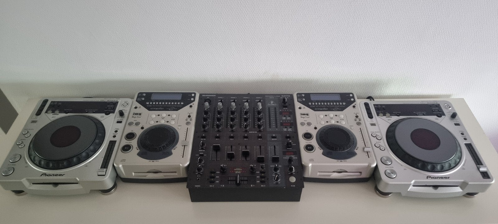 Complete DJ set: Pioneer CDJ-800MK2, CD-30DJ, Behringe75, Ophalen, Gebruikt, Dj-set, Pioneer