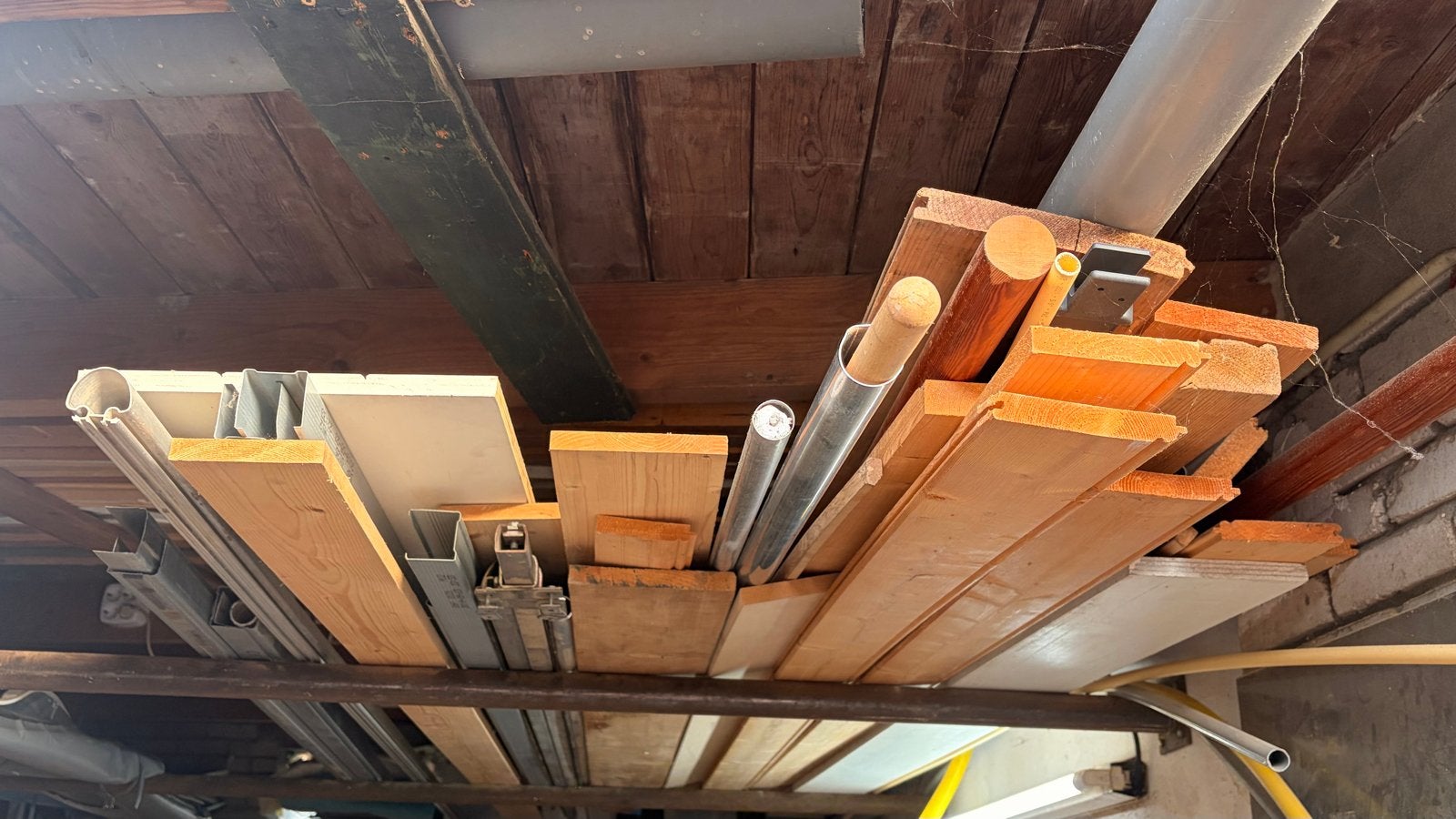 Diverse partij hout:, Ophalen, Gebruikt, Plank, Steigerhout